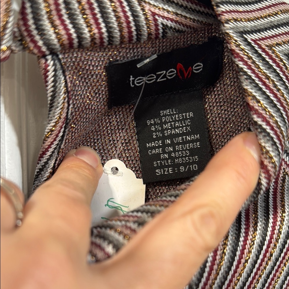 Teeze Me  Mini Dress Mock Neck Raglan - Picture 6 of 6
